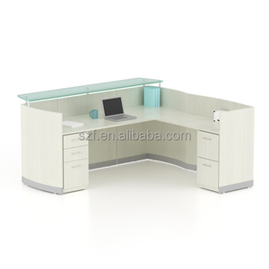 SUN GOLD cash counter reception modern <strong>office</strong> desk furniture modern <strong>office</strong> <strong>table</strong> design <strong>l</strong> <strong>shaped</strong> sz od224 - Product Image 3