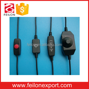 Interruptor de Atenuación de Luz LED de 12V con Cable Integrado, Tipo de Botón/Puerto de Alimentación CC - Product Image 2