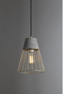 Vintage jaula de Metal Industrial <span class=keywords><strong>cemento</strong></span> colgante luces <span class=keywords><strong>gris</strong></span>/rojo comedor Bar techo accesorios Luz - Product Image 3