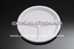10 pouces. jetables assiettes en plastique 3 plaque <span class=keywords><strong>compartiment</strong></span> divisé - Product Image 1