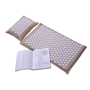 Sollievo dal dolore 100% cotone <span class=keywords><strong>naturale</strong></span> e copertura in lino imbottitura in fibra <span class=keywords><strong>di</strong></span> cocco tappetino <span class=keywords><strong>per</strong></span> digitopressione - Product Image 6