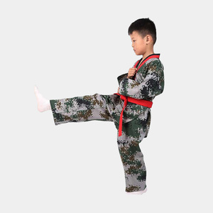 Uniformi di <span class=keywords><strong>Taekwondo</strong></span> Personalizzate per Allenamento Arti Marziali, Tute Mimetiche WTF all'Ingrosso - Product Image 4
