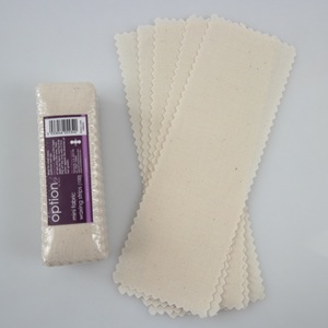 OEM <span class=keywords><strong>strisce</strong></span> di <span class=keywords><strong>ceretta</strong></span> depilatoria mussola monouso per le donne 7.6cm x 23cm 140gsm 100 pz - Product Image 3