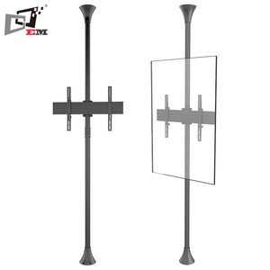 360 Degree Rotation Support Landscape or Portrait Floor to Ceiling Mount <strong>TV</strong> <strong>Stand</strong> Furniture LCD Screen <strong>Stand</strong> - Product Image 3