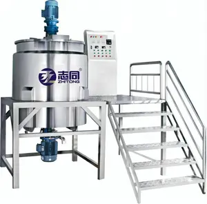 Liquid Homogeneous Mixer ZT Stainless Steel Emulsifying Homogenizer High-shear Disperser High-speed Mixer Jacketed Mixing Machine Agitator Tank