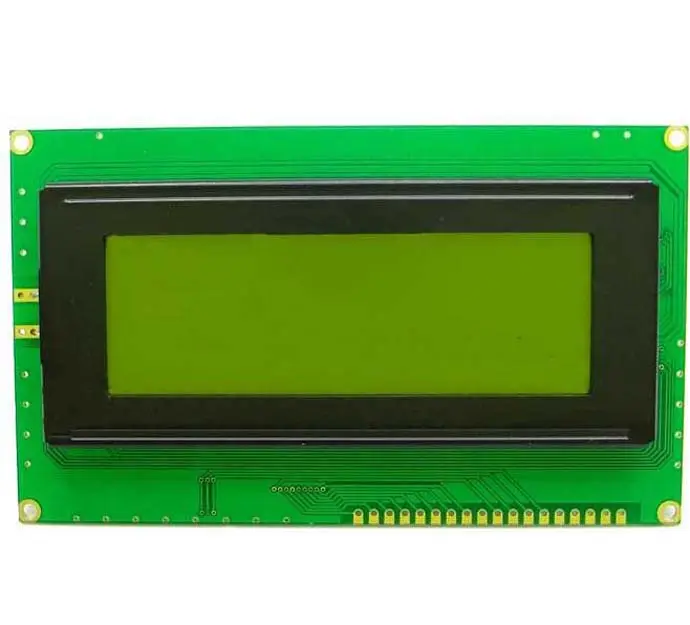 128x32 display STN trasmissivo LCD grafico negative 12832 STN transflettivo positivo di colore giallo-verde PANNOCCHIA modulo LCD