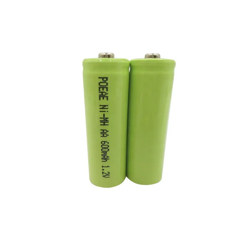 rechargeable 1.2v aa 600mah ni-mh battery