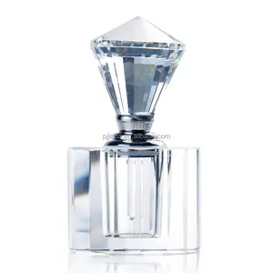 Atacado popular estilo moderno oem qualidade vidro de cristal 3ml garrafa de perfume presente de retorno de casamento