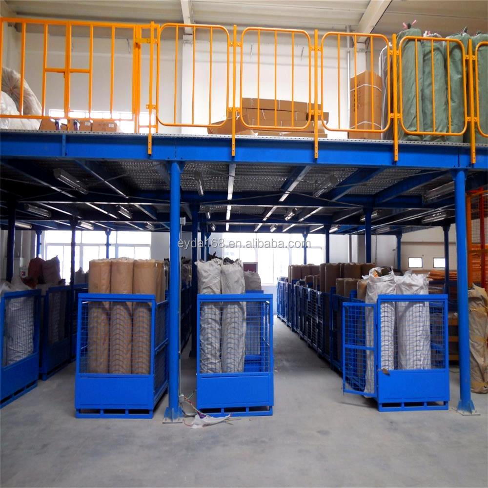 Entrepôt De Stockage En Acier Résistant Adapté Aux Besoins du client Plate-Forme de Structure