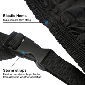 Woqi Heavy Duty motocicleta al aire libre impermeable Anti-UV polvo <span class=keywords><strong>lluvia</strong></span> Protector poliéster motocicleta cubiertas <span class=keywords><strong>para</strong></span> bicicletas <span class=keywords><strong>de</strong></span> carretera - Product Image 5