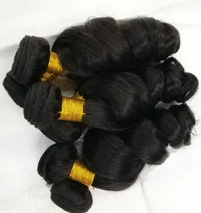 Letsfly Rambut Manusia Tidak Diproses Murah Brasil Gelombang Longgar Rambut Manusia 10Pcs Grosir Rambut Virgin Sambungan Tenun Gratis Pengiriman