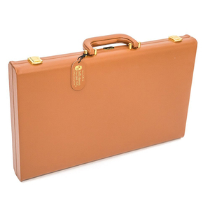 Brown Leather <strong>Backgammon</strong> <strong>Set</strong> - Product Image 1