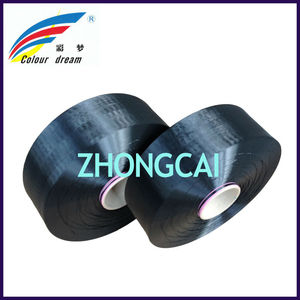 Poliéster poy droga teñido de negro 250/48 500/96 - Product Image 1