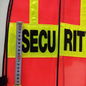 100% de tela de poliéster clase ANSI 2 guardia de seguridad chaleco reflectante chaleco de seguridad - Product Image 3
