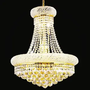 Groothandel Voorraad Klaar Om Gouden Hanger Lamp Kroonluchter Kristal Verlichting Lampen