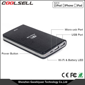 Sao lưu Cộng Với Slim External Ổ Đĩa Cứng với 32 GB <span class=keywords><strong>Wifi</strong></span> Lưu Trữ đám mây và đĩa di động usb 3.0 <span class=keywords><strong>wifi</strong></span> disk điện ngân hàng - Product Image 6