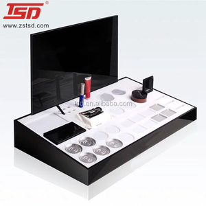 Khuyến Mãi Cửa Hàng Acrylic <span class=keywords><strong>Countertop</strong></span> Mỹ Phẩm Trang Điểm Hiển Thị Đứng - Product Image 4