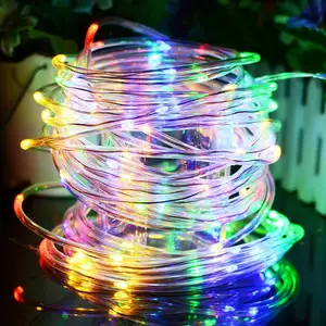 Kerstdecor Licht Ambiance Verlichting 3aa Batterij Waterdicht 5M 50 Led Koperdraad Buiten Sprookje Touw Vakantie Licht