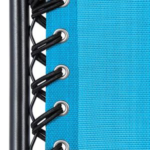 Silla de gravedad cero plegable azul claro con almohada y portavasos para terraza Patio de playa - Product Image 6
