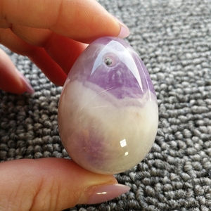 Diy superventas productos chinos calientes bolas de Kegel de amatista natural huevos de amor para vaginal 2025 huevos certificados venta <span class=keywords><strong>yini</strong></span> - Product Image 1