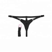Großhandel Harness Strap-on Dildo Silikon Strapon Lesbischer Stimulator Tragbarer Penis mit Verstellbarem Gürtel Lesbische Spielzeuge