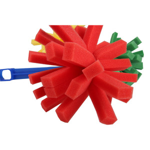Lukisan Kuas Busa Roller Spons untuk Anak-anak DIY Kerajinan Lukisan Alat Set - Product Image 4