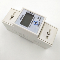Medidor de Energía Digital Inteligente Monofásico para Riel DIN Serie XTM015SA, 5(80)A, 220-230V, 2 Cables, RS485 MODBUS-RTU, Clase de Precisión 1.0