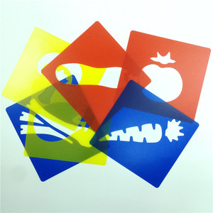 Vẽ <span class=keywords><strong>Stencils</strong></span> Art Set Cho Trẻ Em, Nhựa Vẽ <span class=keywords><strong>Stencils</strong></span> - Product Image 5