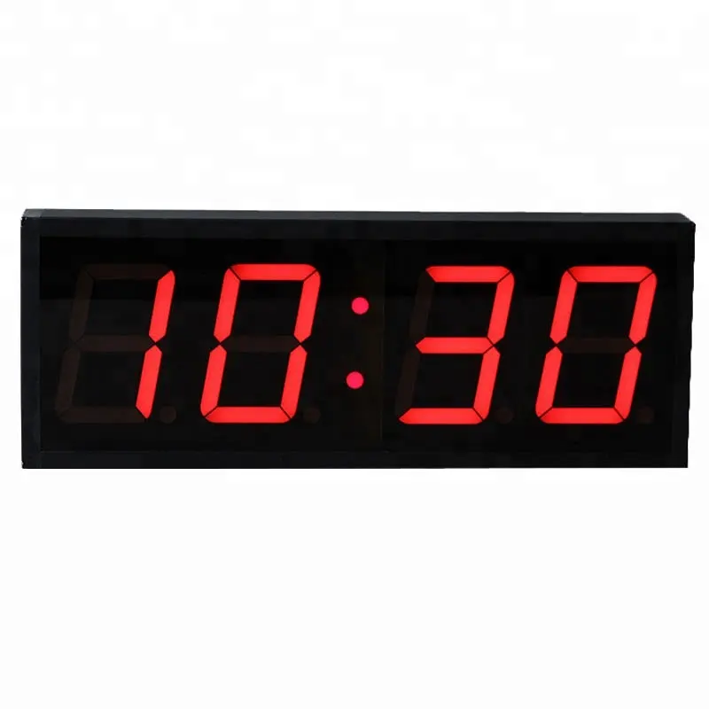 Made in Korea Remote Large 3D Modern White LED Wall Clock Digital Alarm Clock Car Clock