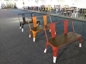 Ensemble de canapés industriels <span class=keywords><strong>et</strong></span> de salle à manger, meubles modernes, de couleur <span class=keywords><strong>Vintage</strong></span>, banc en métal, de style européen - Product Image 3