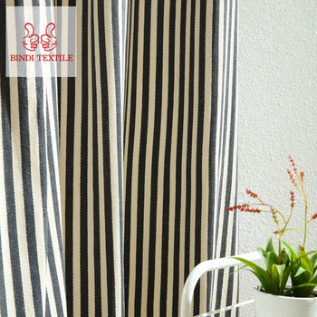 Accueil Textile Bindi CYR003 Valance Coloré Rayures Blackout Rideaux En Gros