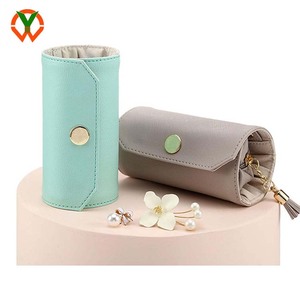 Factory Custom Portable Rolling <strong>Travel</strong> <strong>Jewelry</strong> Bag Vegan <strong>Leather</strong> <strong>Travel</strong> <strong>Jewelry</strong> <strong>Case</strong> - Product Image 2