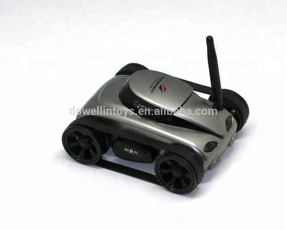 Mini I-Spy 4CH RC Tank with WiFi Camera - Android/iOS Controlled