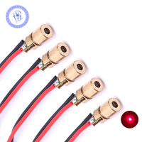6x10mm Mini-type 5mW 650nm 3V Red Laser Dot Diode Module