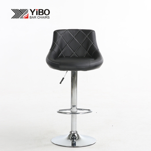 Ajustable <span class=keywords><strong>de</strong></span> cuero Bar moderno silla giratoria Base <span class=keywords><strong>de</strong></span> cromo Bar taburete <span class=keywords><strong>de</strong></span> bar silla mejor oferta - Product Image 3
