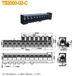 Sıcak 5.0mm pitch hızlı bağlantı led güç kablosu terminal blokları