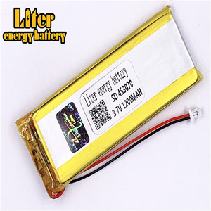 Plug 1.0-<span class=keywords><strong>2</strong></span> P 3.7 V 453070 1200 mah high quality lithium polymer battery li-li-ion rechargeable battery pack lipo battery - Product Image 3