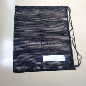 टिकाऊ स्विमिंग पानी खेल drawstring नायलॉन पंख जाल बैग शुद्ध बैग