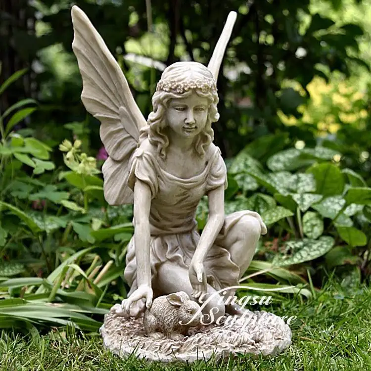 Forniture professionali resina seduta giardino angelo