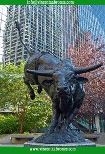 <span class=keywords><strong>2015</strong></span> nouveau design décor jardin Bronze longue corne Steer Statue - Product Image 1