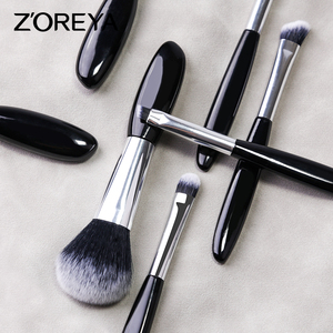 Fabricación barato Zoreya negro nueva llegada de plástico Facial cepillo redondo - Product Image 1