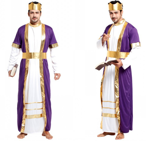 2016 Nieuwe Volwassen Partij Cosplay Kostuums Koning Van Rome Halloween Kostuums Voor Mannen Middeleeuwse Warrior Carnaval Kostuums