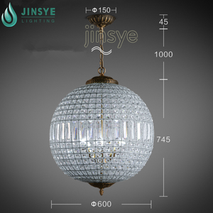 Contemporanea lampadario della hall lampadario rustico <span class=keywords><strong>sfera</strong></span> di cristallo lampadario - Product Image 1