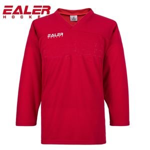Camiseta de hockey blanca con estampado al por mayor, camiseta de hockey en blanco con logotipo personalizado - Product Image 3