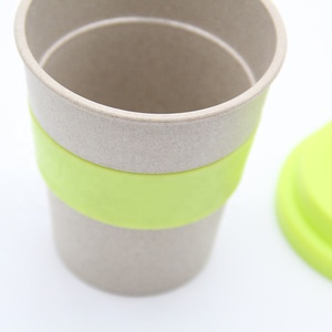 Cốc Cà Phê Có Thể Tái Sử Dụng Bằng Rơm Lúa Mì Không Bpa Tùy Chỉnh Thân Thiện Với Môi Trường 12Oz - Product Image 5