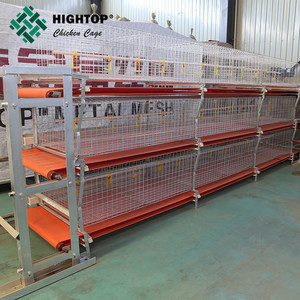 Dauerhaft im einsatz <span class=keywords><strong>H</strong></span> rahmen 4 tiers mastkäfig landwirtschaft - Product Image 1