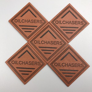 Custom Embossed logo <strong>PU</strong> <strong>Leather</strong> <strong>Patch</strong> - Product Image 5