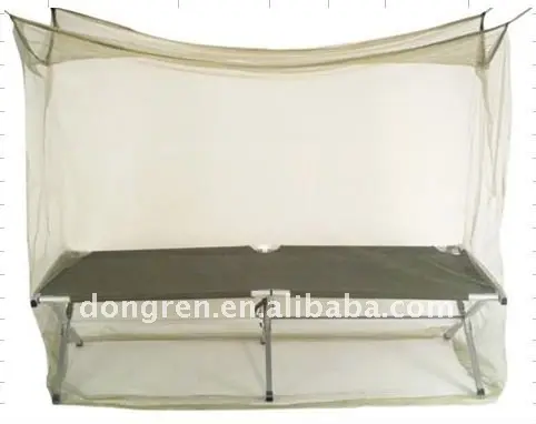 Lipat Berkemah Di Luar Ruangan Tenda Hijau Tentara Mosquito Net