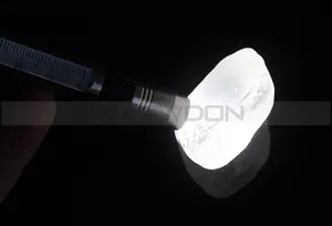Senter Batu UV LED Jarak Lemparan 300M, Detektor Batu Giok Pengujian Senter Alat Giok Putih