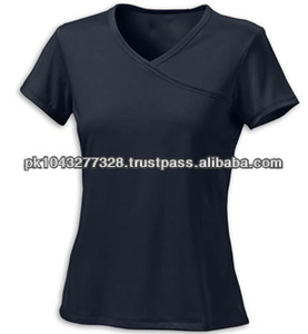 Camiseta de LICRA de algodón transpirable de talla grande para mujer, ropa de gasa con cuello redondo y estampado textil suave para mujer, ropa informal de punto liso - Product Image 6